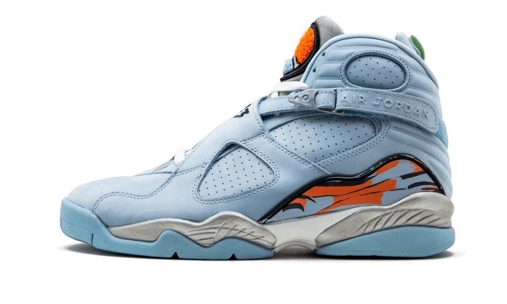 Blue and 2025 orange jordan 8