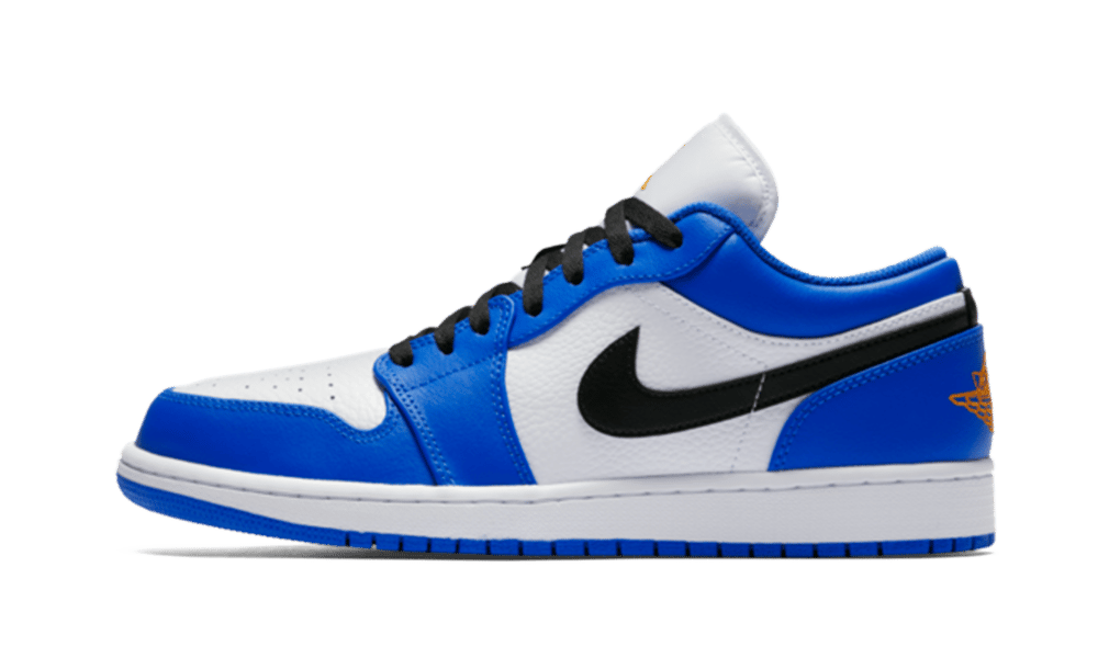 Air Jordan 1 Low Hyper Royal Orange Peel - 553558-401 - Restocks