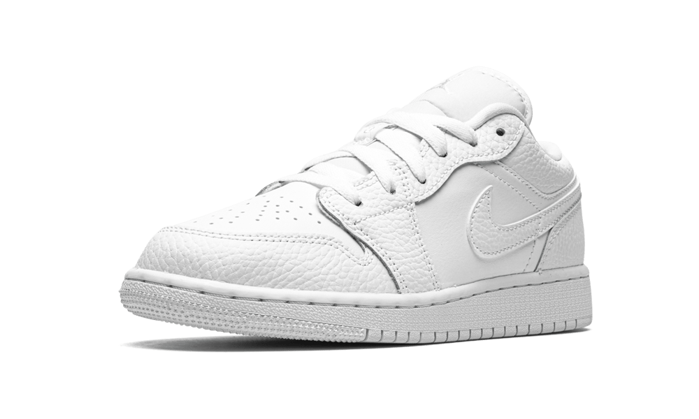 Air Jordan 1 Low Triple White GS, 553560-130