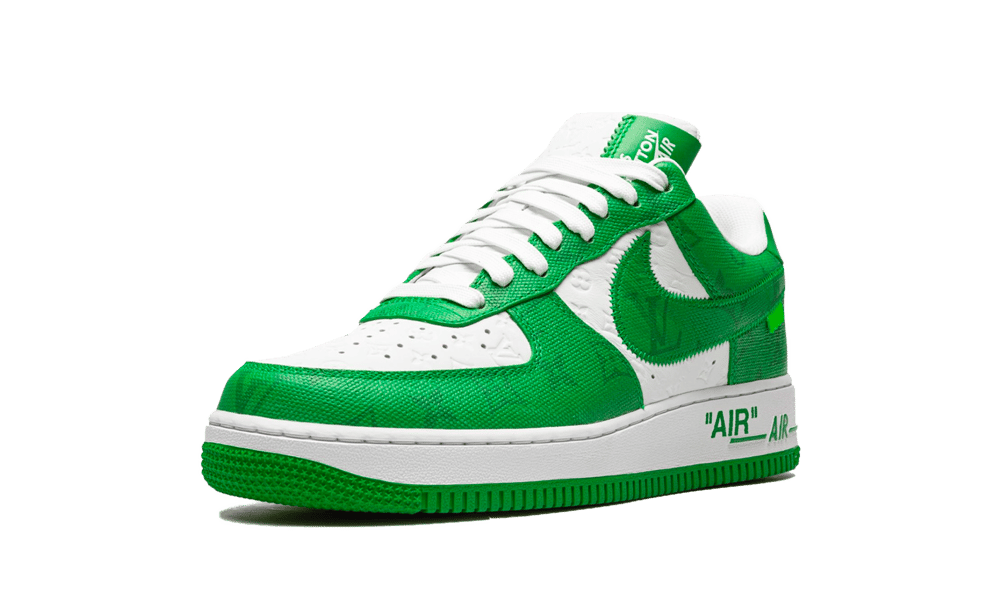 Nike Air Force 1 Low Louis Vuitton Virgil Abloh White Green -  BM9U1PTX-GREEN - Restocks