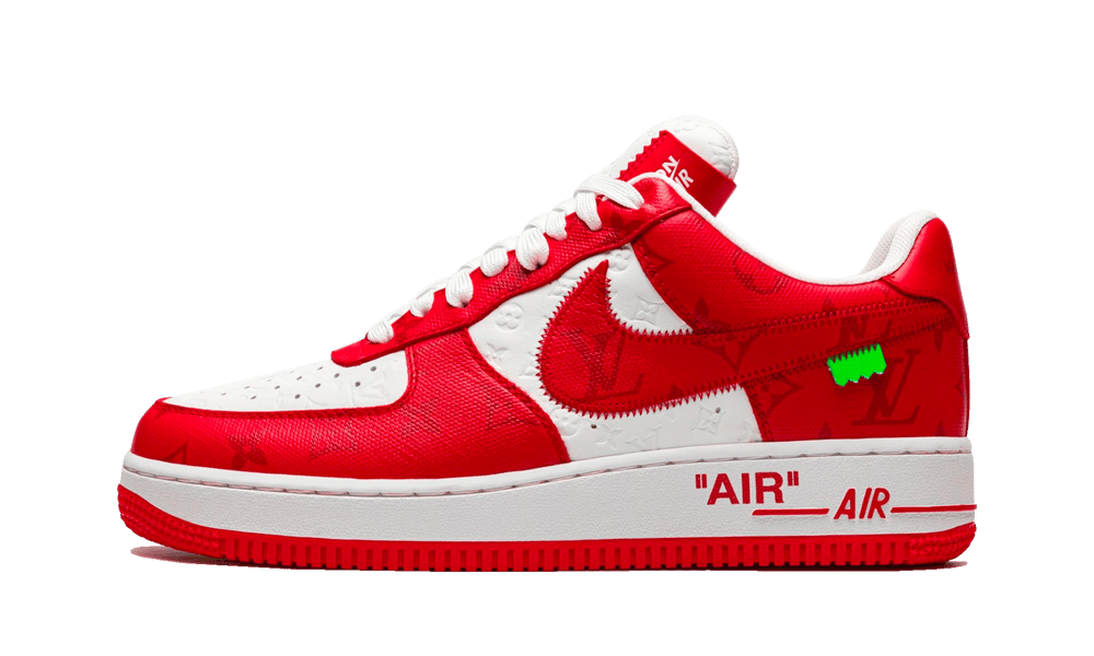 Red)dy or not here we come with the LV Nike Air Force 1 Low By Virgil Abloh  🍒 💬DM for enquiries
