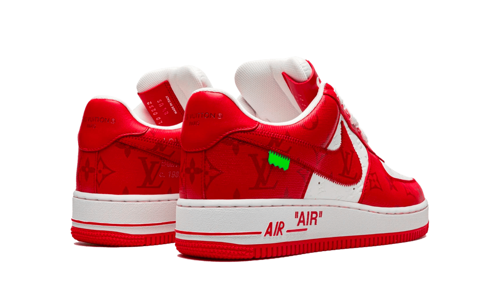 Louis Vuitton Nike Air Force 1 Low «By Virgil Abloh White Red» – Rocket  Sneakers Store