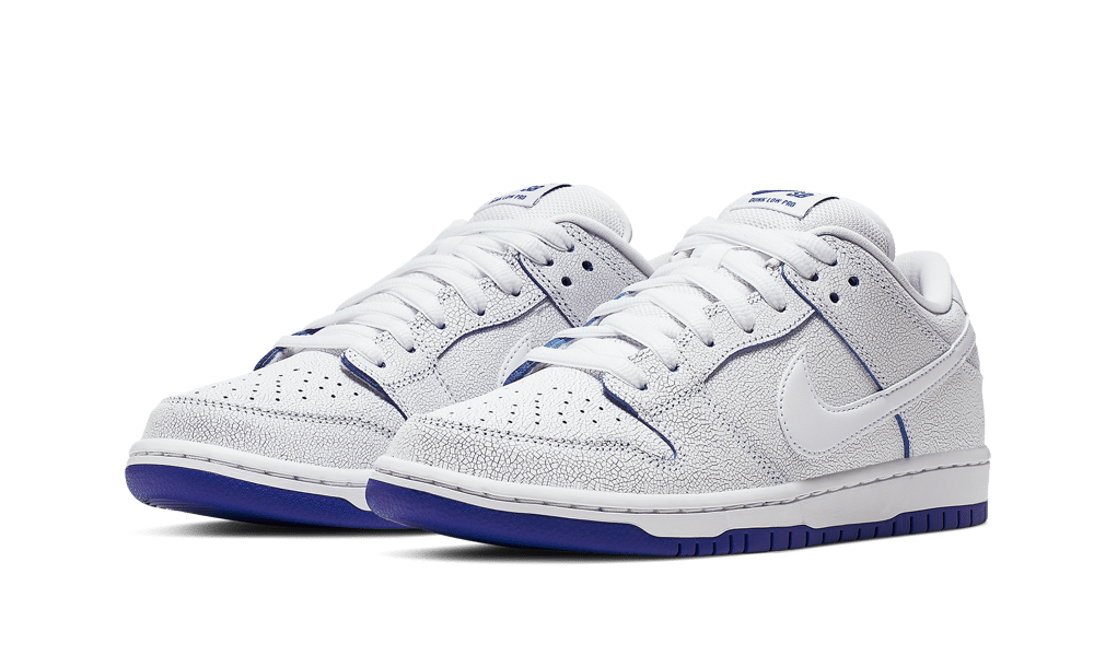 Nike SB Dunk Low Premium White Game Royal - CJ6884-100 - Restocks