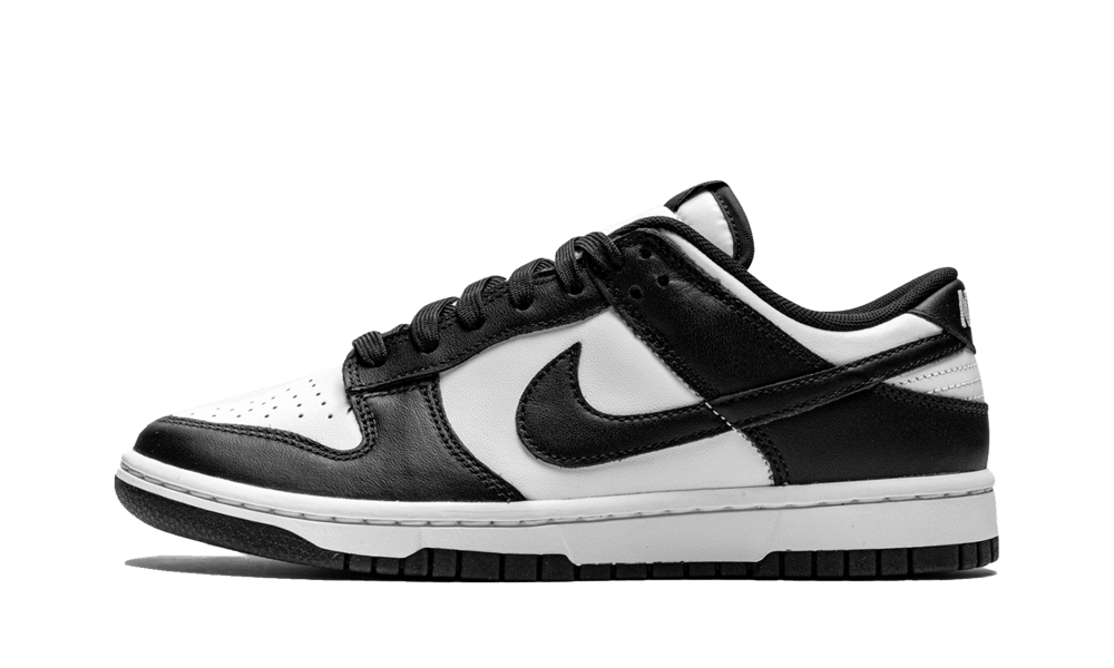 nike dunk low black and white restock