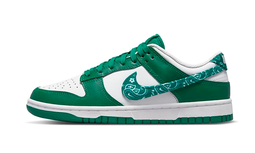 Nike Dunk Low Essential Paisley Pack Green (W) - DH4401-102 - Restocks