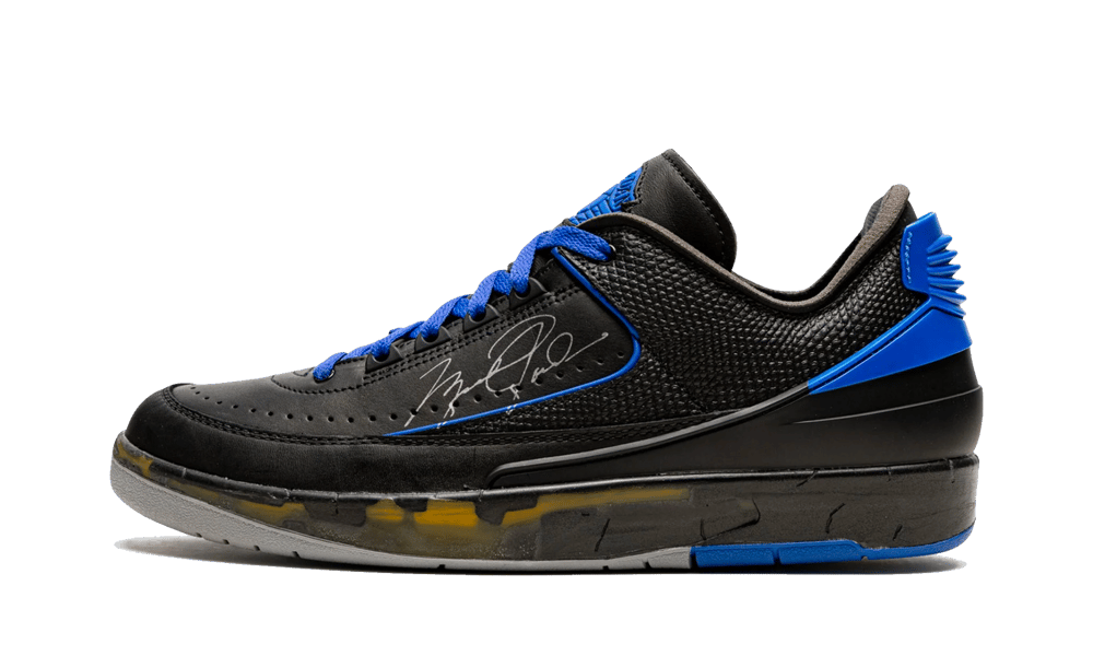 Air Jordan 2 Retro Low SP Off-White Black Blue - DJ4375-004 - Restocks