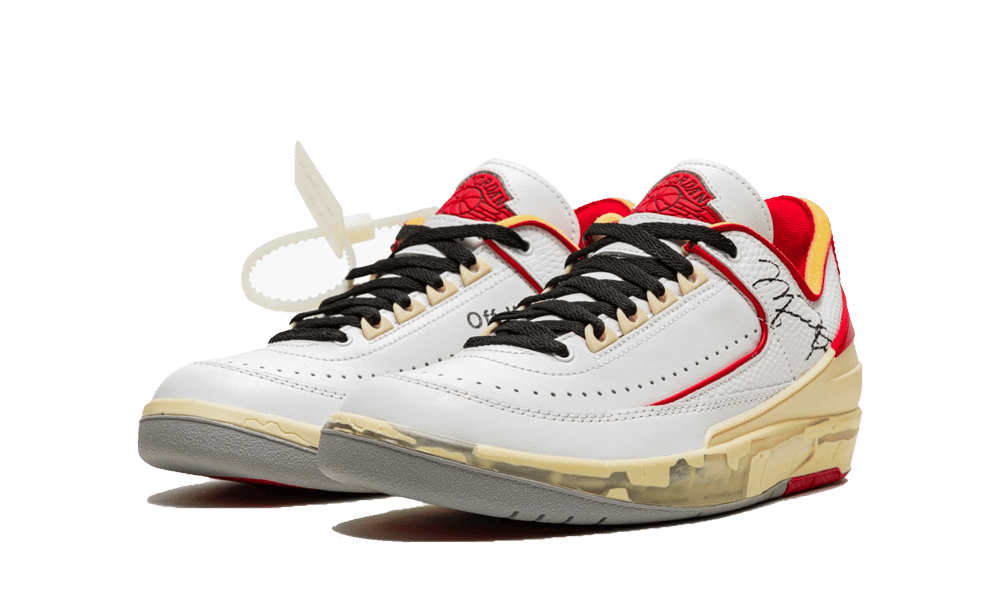 Air Jordan 2 Retro Low SP Off-White White Red - DJ4375-106 - Restocks