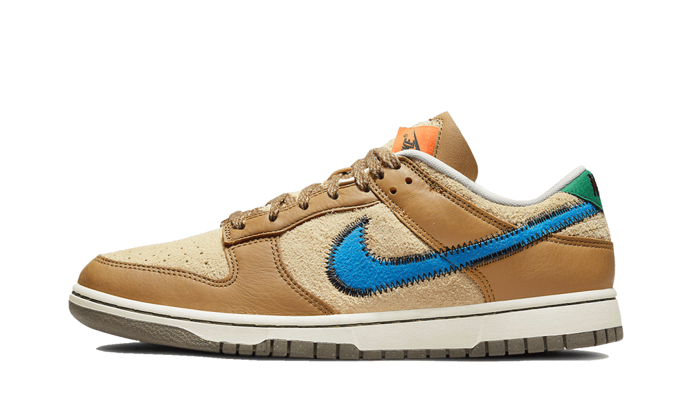 Nike Dunk Low x size? Dark Driftwood Photo Blue Rattan - DO6712