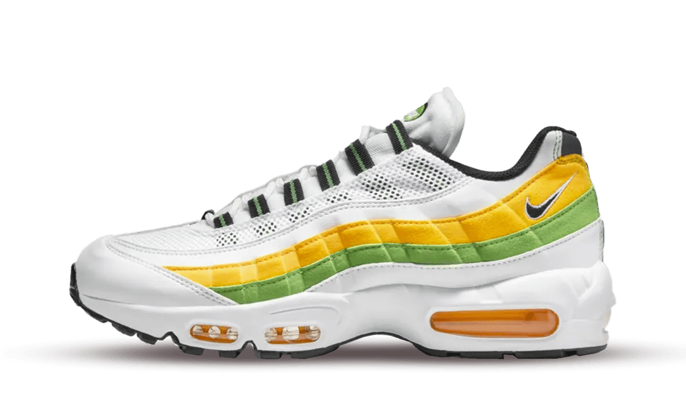 Nike Air Max 95 Essential White Green Apple Tour Yellow - DQ3429