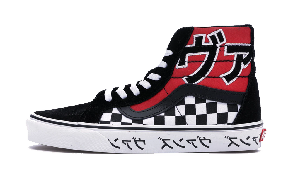 Sk8-Hi Japanese Type Black Red - VN0A2XSBSJY - Restocks