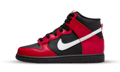 Nike Dunk High Black Red (TD)