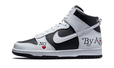 Nike SB Dunk High Supreme By Any Means Black White