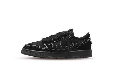 Travis Scott x Air Jordan 1 Low OG SP Black Phantom (PS)