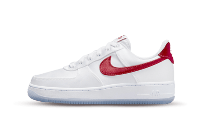 Nike Air Force 1 Low Satin 'White Red' (W)